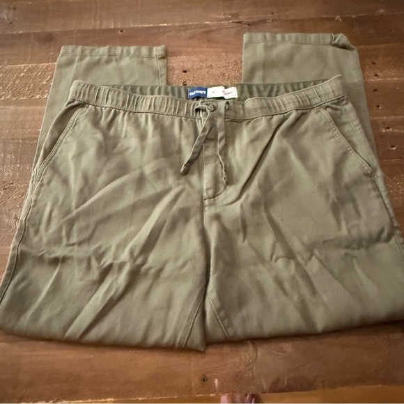 Old Navy Green Pull on Chinos Relaxed Fit xl - Picture 3 of 7